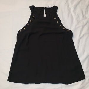 Black Charlotte Russe sleeveless blouse/tank top